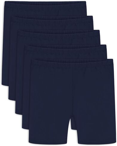 Auranso Girls Bike Shorts Cartwheel Biker Under Dress Dance Shorts for Girls 5 Pack in Saudi Arabia