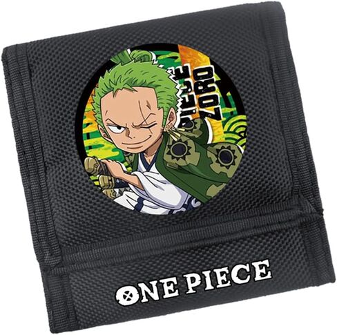 Kids' Wallet One Piece Small Pocket Money Holder Case for Girls and Boys (Luffy) in Saudi Arabia
