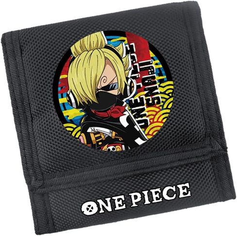 Kids' Wallet One Piece Small Pocket Money Holder Case for Girls and Boys (Luffy) in Saudi Arabia