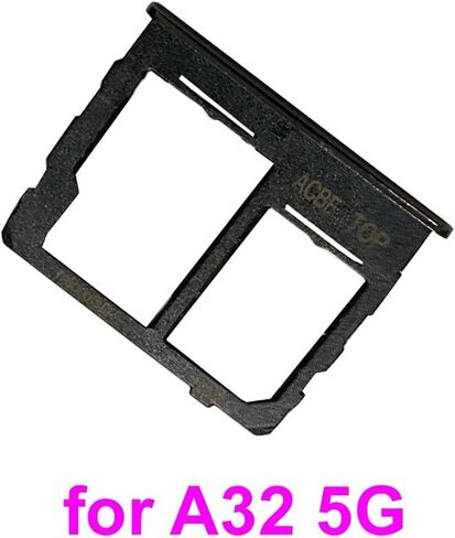 بديل حامل فتحة بطاقة SIM واحدة لهاتف Samsung Galaxy A32 5G SM-A326U A326U1 S326DL A326W (أسود) in Kuwait