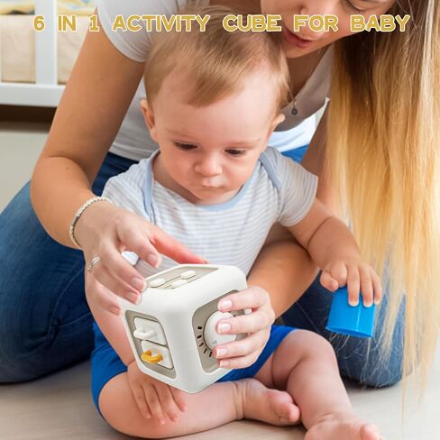 6 in 1 Busy Cube Activity Montessori Toys for 18M+ Toddlers Learning Toys Boys Girls Baby Sensory Interactive Toys Birthday Gift in Saudi Arabia