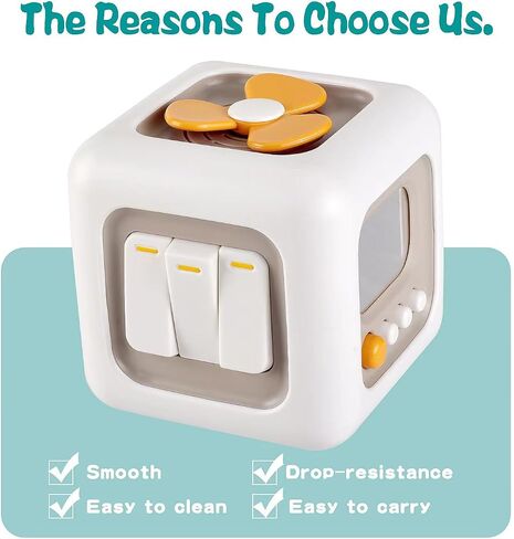 6 in 1 Busy Cube Activity Montessori Toys for 18M+ Toddlers Learning Toys Boys Girls Baby Sensory Interactive Toys Birthday Gift in Saudi Arabia