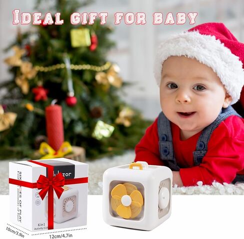 6 in 1 Busy Cube Activity Montessori Toys for 18M+ Toddlers Learning Toys Boys Girls Baby Sensory Interactive Toys Birthday Gift in Saudi Arabia