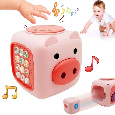 6 in 1 Busy Cube Activity Montessori Toys for 18M+ Toddlers Learning Toys Boys Girls Baby Sensory Interactive Toys Birthday Gift in Saudi Arabia
