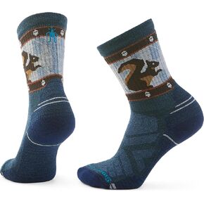 Smartwool womens Hike Light Cushion Squirrely Print Crew Socks in Saudi Arabia