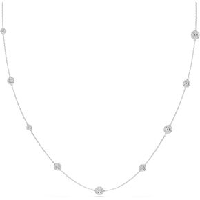 Swarovski Una Angelic strandage, Round cut, White, Rhodium finish in Saudi Arabia
