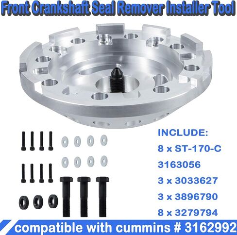 3164780 Crankshaft Rear Main Seal and Wear Sleeve Remover/Installer Tool, 3162992 Crankshaft Front Seal Remover/Installer Tool Kit for Cummins ISX QSX Engine in Saudi Arabia