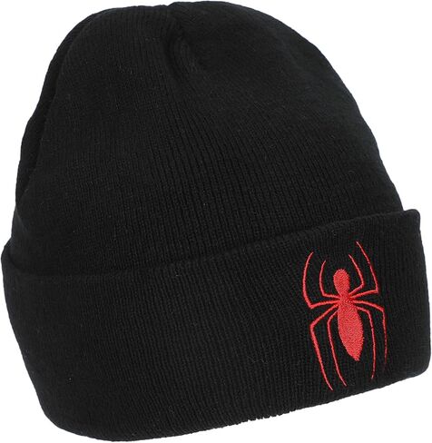 Spider-Man Spiderman Logo Embroidery Standard Cuff Acrylic Knit Beanie Cuff Beanie in Saudi Arabia