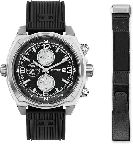 Men's Military Tactical Titanium Watch 44.5mm, Solar-Powered, Sapphire Field Quartz Wrist Watches, Chronograph, 150bar, Day, Alarm, Super Luminous in Saudi Arabia
