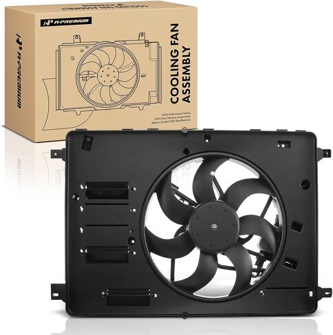 A-Premium Engine Radiator Cooling Fan Assembly Compatible with Volvo S60 2012-2017, S60 Cross Country 2016-2017, S80 2011-2016, V60 Cross Country 2015-2017, XC60, XC70, Replace# 31368867, 30792866 in Saudi Arabia