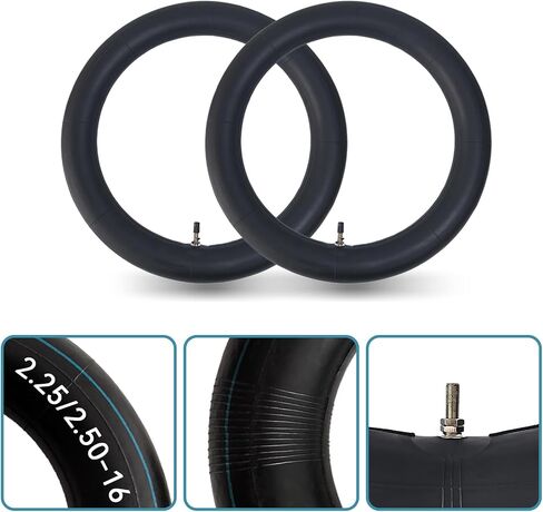 2-Pcs 2.25/2.50-16 Inner Tube 70/90-16 Dirt Bike Tube Straight Valve Stem in Saudi Arabia