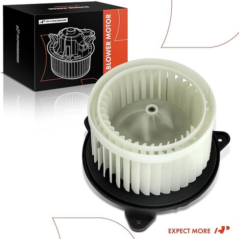 A-Premium HVAC Heater Blower Motor with Fan Cage Compatible with Jeep JL Series Wrangler 2018-2024, JT Series Gladiator 2020-2024, with Wheel, Front Side in Saudi Arabia