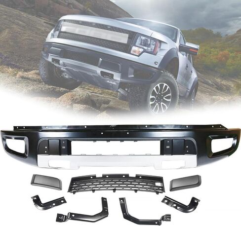 8 PCS for F-150 SVT Raptor Front Bumper Lower Grille Kit Guard Cover Assembly for Ford F150 SVT Raptor 2010-2014 AL3Z17B968AA,FO1002415, FO1036159, FO1054180, FO1055180 in Saudi Arabia