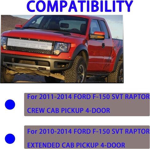 8 PCS for F-150 SVT Raptor Front Bumper Lower Grille Kit Guard Cover Assembly for Ford F150 SVT Raptor 2010-2014 AL3Z17B968AA,FO1002415, FO1036159, FO1054180, FO1055180 in Saudi Arabia