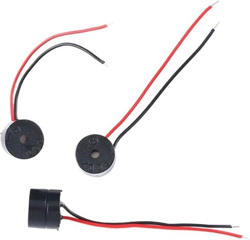 5pcs/lot Electromagnetic Active Buzzer 12V 12 * 9.5MM Speaker Alarm Loudspeaker with Cable in Saudi Arabia