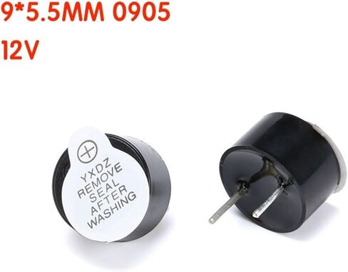 10PCS/LOT 3V 5V 12V Active Alarm Buzzer Beeper 9 * 5.5mm 0905 Mini Active Piezo Buzzer(12V) in Saudi Arabia