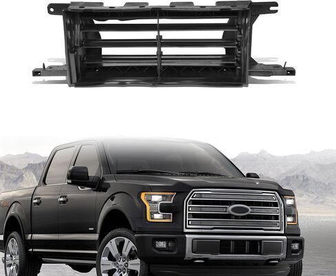 Partsflow العلوي شبكة المبرد التحكم في مصراع الهواء ل 2015 2016 2017 Ford F-150 FL3Z8475F in Saudi Arabia