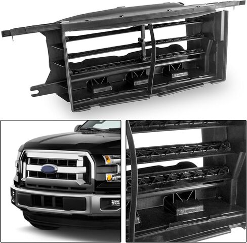Partsflow العلوي شبكة المبرد التحكم في مصراع الهواء ل 2015 2016 2017 Ford F-150 FL3Z8475F in Saudi Arabia