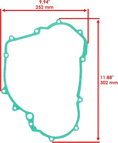 Caltric Stator Cover Gasket Compatible with Polaris 5813833 in Saudi Arabia