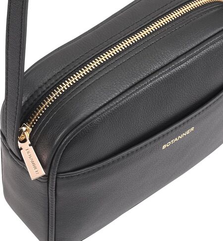Women's Elegant Genuine Leather Crossbody Bag - Versatile Design, Adjustable Strap, Top Zip Closer, Light & Chic in Saudi Arabia