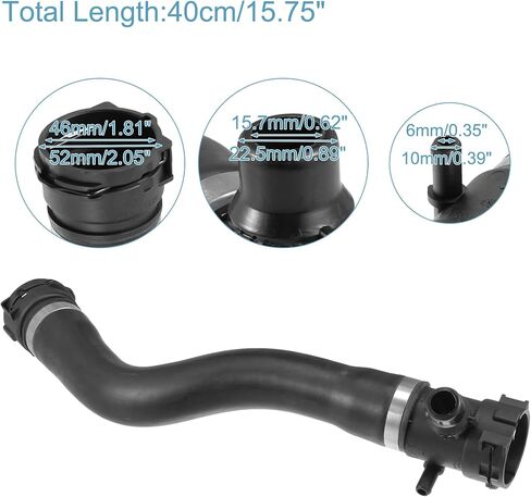 ACROPIX Engine Radiator Coolant Heater Hose Engine Water Pipe Fit for BMW 228i 2.0L L4 - Gas 2014-2016 2002-2005 No.17127596837 - Pack of 1 in Saudi Arabia
