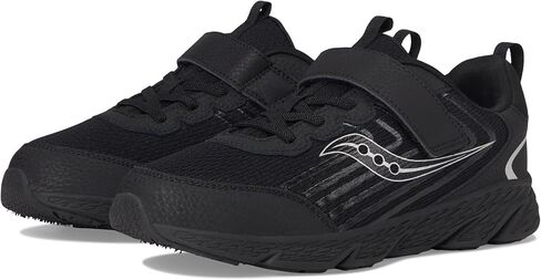 Saucony Wind 3.0 Alternative Closure (Little Big Kid) Sneaker, Navy/Peel, 5 Wide US Unisex in Kuwait