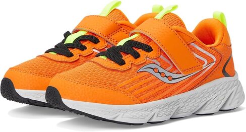 Saucony Wind 3.0 Alternative Closure (Little Big Kid) Sneaker, Navy/Peel, 5 Wide US Unisex in Kuwait