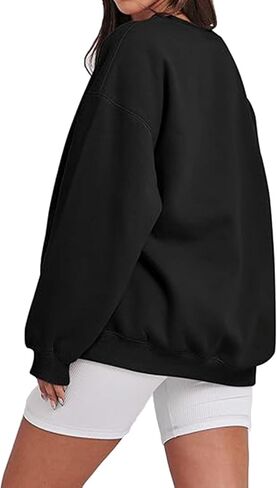 Zoyami المرأة Crewneck المتضخم البلوز ميلانو Preppy الجرافيك البلوز عادية فضفاضة طويلة الأكمام بلايز in Kuwait