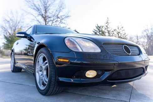iJDMTOY Black-Out Smoked Lens 36-SMD Amber Full LED Bumper Side Marker Light Kit Compatible With 1998-2004 Mercedes-Benz SLK CLK Class, Replace OEM Amber Front Sidemarkers in Saudi Arabia