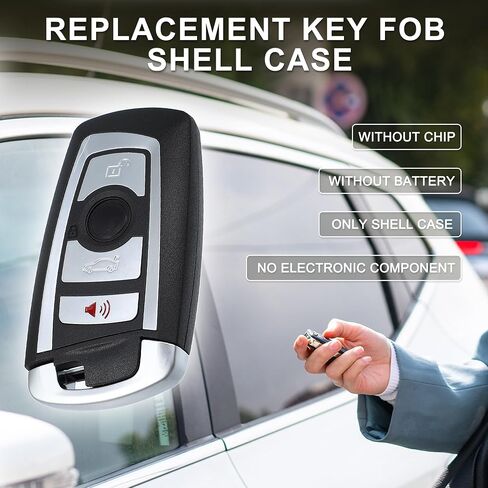 Key Fob Shell Case for BMW 328i 2013-2016 4 Buttons Plastic Replacement | Keyless Entry Remote Control Key Shell Case 1 Pcs for BMW 435i 14-16 in Saudi Arabia