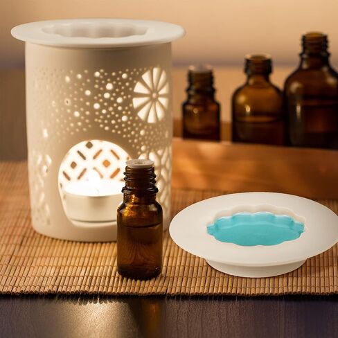 4 pcs Silicone Wax Melt Liners Reusable Wax Warmer Containers Leakproof Candle Holder Liner Tray for Scented Candle Pluggable Melter and Burner(4 Pieces) in Saudi Arabia