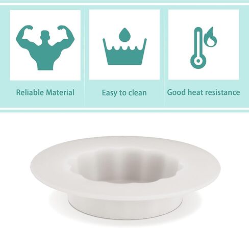 4 pcs Silicone Wax Melt Liners Reusable Wax Warmer Containers Leakproof Candle Holder Liner Tray for Scented Candle Pluggable Melter and Burner(4 Pieces) in Saudi Arabia