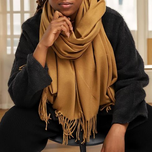 Scarf for Women Lightweight Pashmina Shawls and Wraps Winter Long Soft Scarves for Bridesmaid Wedding Evening Dress in Saudi Arabia
