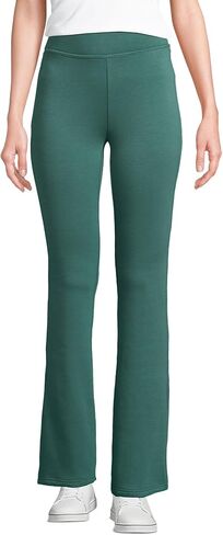 Lands' End Women's High Rise Serious Sweats Fleece Lined Pocket Bootcut Pants in Saudi Arabia