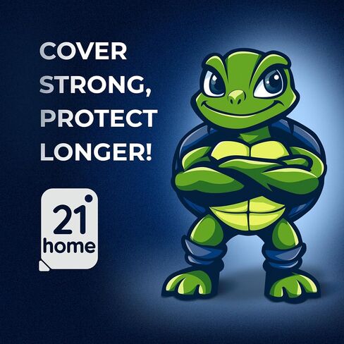 Heavy-Duty Blue Poly Tarp 4' x 6' – UV-Resistant, Waterproof, Weatherproof, Multipurpose Tarp for Cars, Boats, RVs, and Outdoor Use – 5 Mil Thick Polyethylene Cover by 21 Home in Saudi Arabia