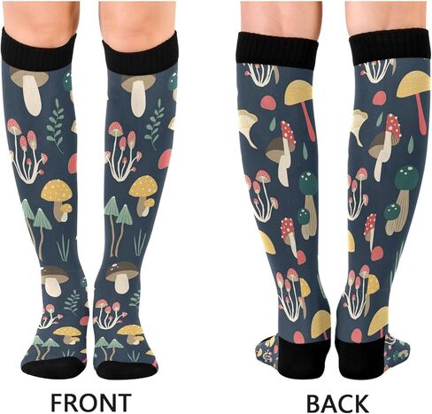 Wusikd Cow Milk Compression Socks for Women and Men Circulation Cow Print Long Socks for Athletic Running 2 in Saudi Arabia
