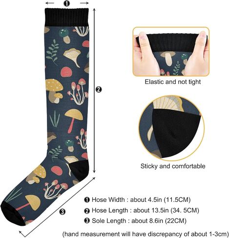 Wusikd Cow Milk Compression Socks for Women and Men Circulation Cow Print Long Socks for Athletic Running 2 in Saudi Arabia