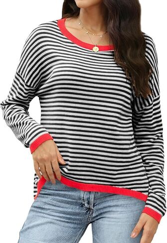 AURUZA Striped Sweater for Women in Saudi Arabia
