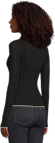 Madewell Women's Snowy Southwark Long Sleeve Polo in Saudi Arabia