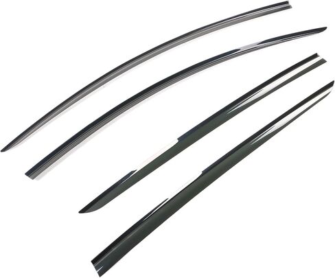 IKON MOTORSPORTS, Window Visors Compatible with 2020-2024 Tesla Model Y, Acrylic Smoke Rain Sun Guard Wind Vent Air Deflector 4PCS, 2021 2022 in Saudi Arabia