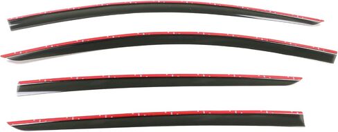 IKON MOTORSPORTS, Window Visors Compatible with 2020-2024 Tesla Model Y, Acrylic Smoke Rain Sun Guard Wind Vent Air Deflector 4PCS, 2021 2022 in Saudi Arabia
