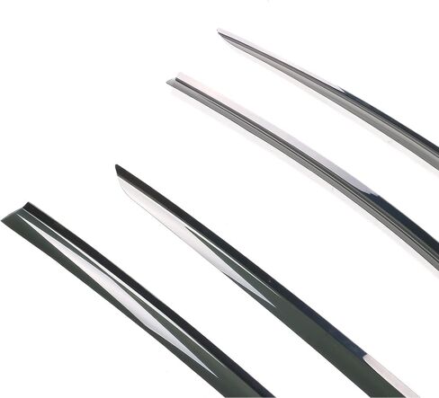 IKON MOTORSPORTS, Window Visors Compatible with 2020-2024 Tesla Model Y, Acrylic Smoke Rain Sun Guard Wind Vent Air Deflector 4PCS, 2021 2022 in Saudi Arabia