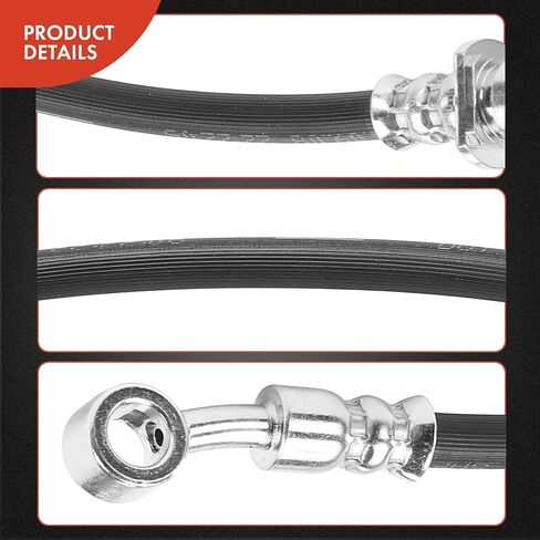 A-Premium Front Driver Brake Hydraulic Hose Compatible with Select Honda Models - Accord 2013 2014 2015 2016 2017 2.0L 2.4L 3.5L - Replace# 01465T2AA02 in Saudi Arabia