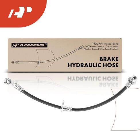 A-Premium Front Driver Brake Hydraulic Hose Compatible with Select Honda Models - Accord 2013 2014 2015 2016 2017 2.0L 2.4L 3.5L - Replace# 01465T2AA02 in Saudi Arabia