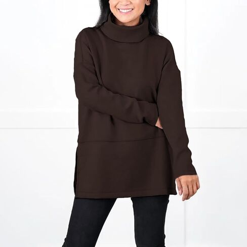 uhnmki Airessentials Turtleneck Tunic, Air Essentials Turtleneck Tunic for Women, Air Essentials Tunic Pullover in Kuwait