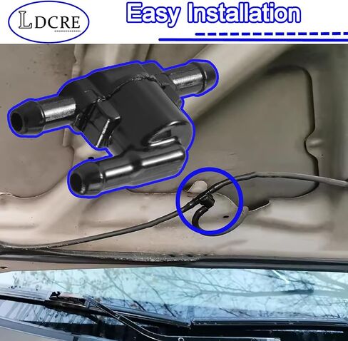 قطعتان من صمام فحص الزجاج الأمامي لسيارة Toyota، Scion، Lexus، مجموعة رذاذ ملحقات السيارات لفوهات غسالة ممسحة الزجاج الأمامي، يستبدل 85321-28020 8532128020 in Saudi Arabia