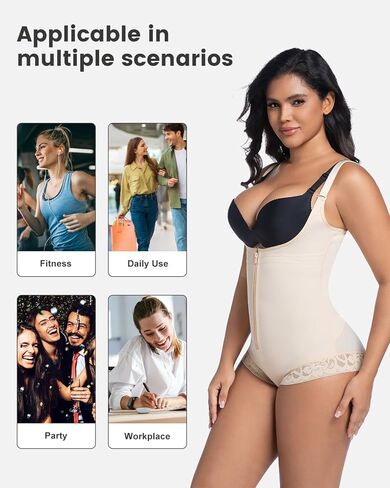 Fajas Colombianas Shapewear for Women Tummy Control,Faja Body Shaper Butt Lifter Bodysuit in Kuwait