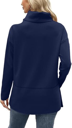 uhnmki Airessentials Turtleneck Tunic, Air Essentials Turtleneck Tunic for Women, Air Essentials Tunic Pullover in Kuwait