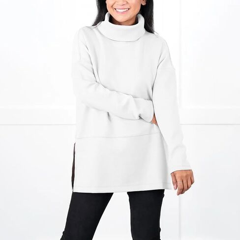 uhnmki Airessentials Turtleneck Tunic, Air Essentials Turtleneck Tunic for Women, Air Essentials Tunic Pullover in Kuwait