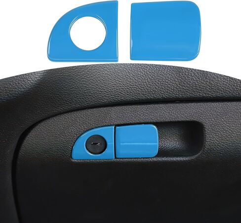 RT-TCZ for Challenger Glove Box Latch Handle Trim Cover Red for Dodge Charger 2010 Up for Challenger 2015 Up for Chrysler 300C 2011 Up Red Interior Accessories 2pcs in Saudi Arabia